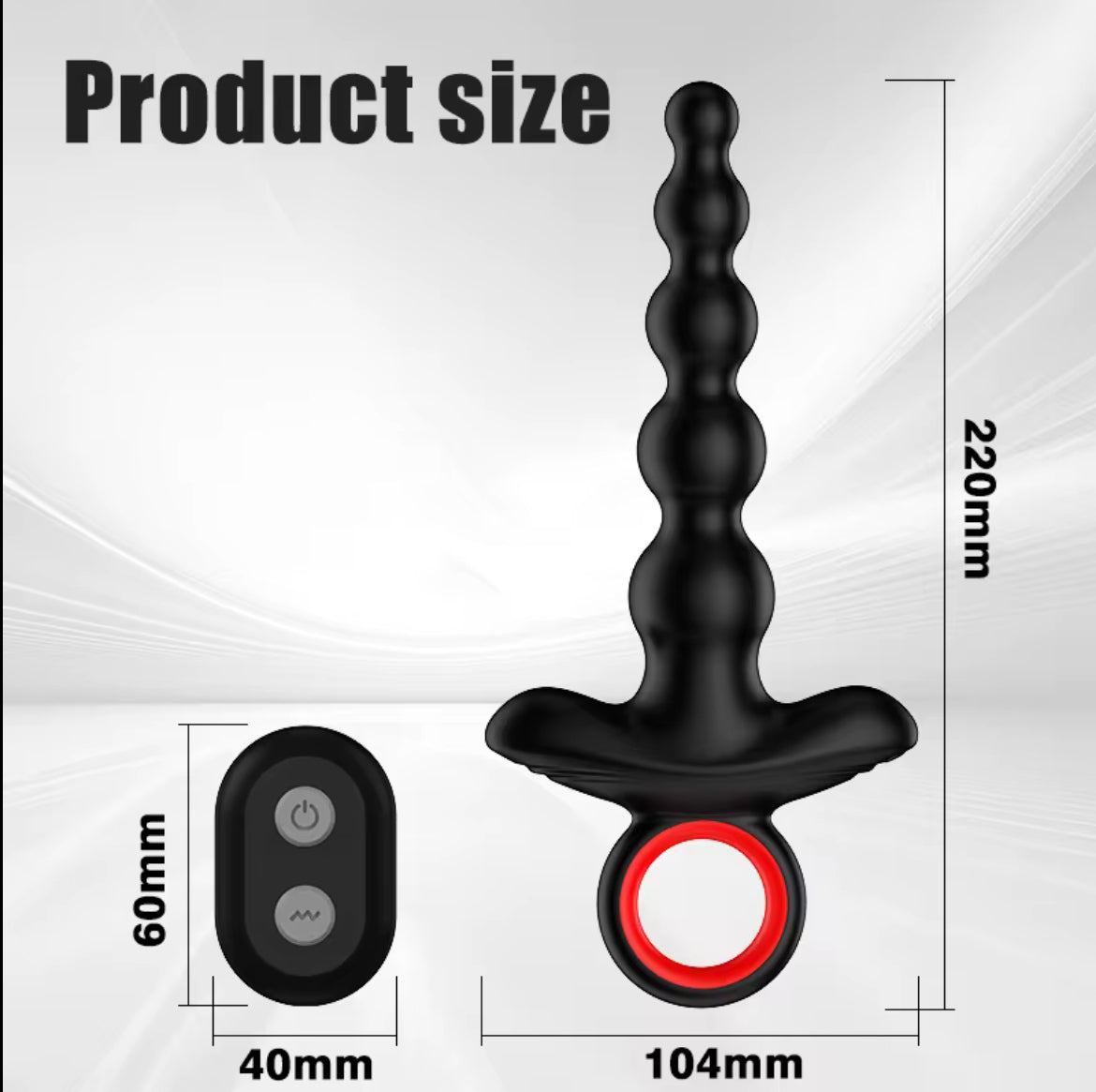 Vibrating 2 in 1 Anal Sex plug