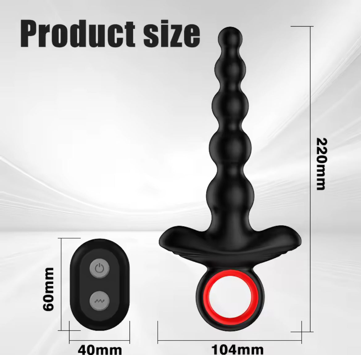 Vibrating 2 in 1 Anal Sex plug