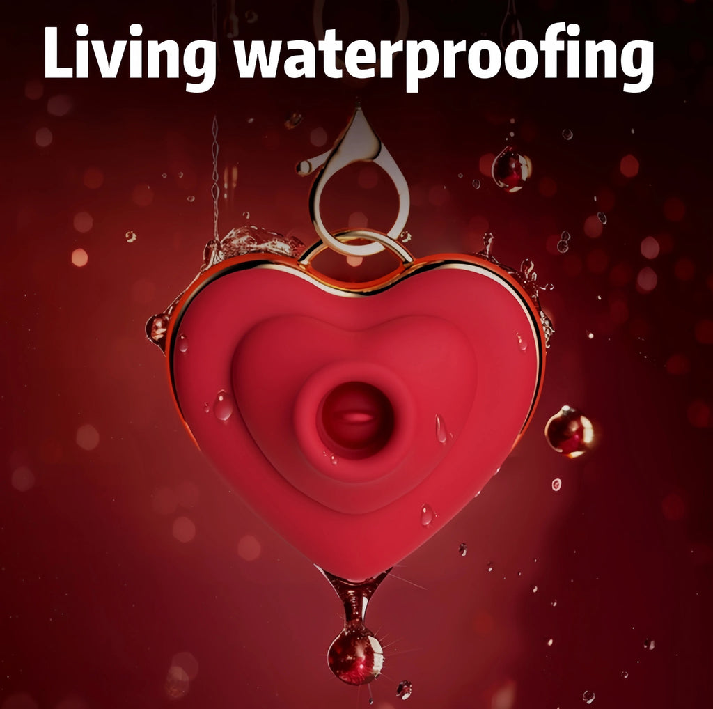 Heart Shaped Pendant Clit Stimulator