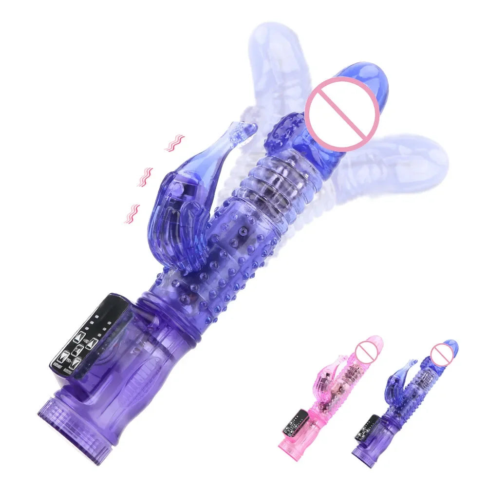 22cm Rotating Beads RabbitVibrator