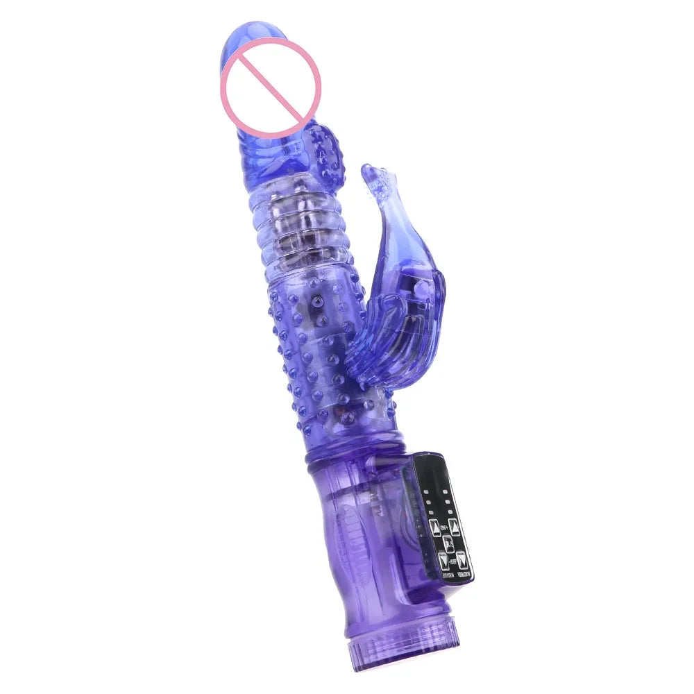 22cm Rotating Beads RabbitVibrator
